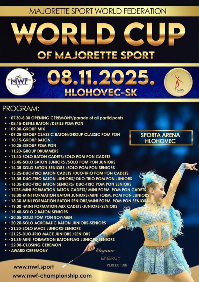 WORLD CUP of MAJORETTE SPORT HLOHOVEC- SK / 08.11.2025